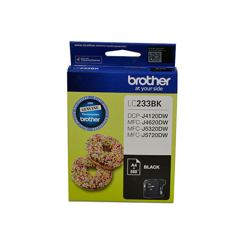 Brother LC233 Black Ink Cart — Auckland