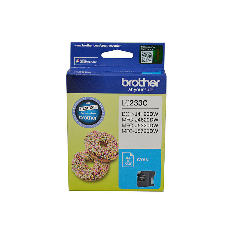 Brother LC233 Cyan Ink Cart — Auckland
