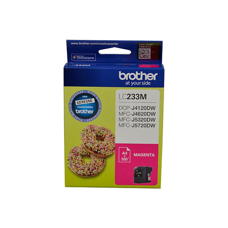 Brother LC233 Magenta Ink Cart — Auckland
