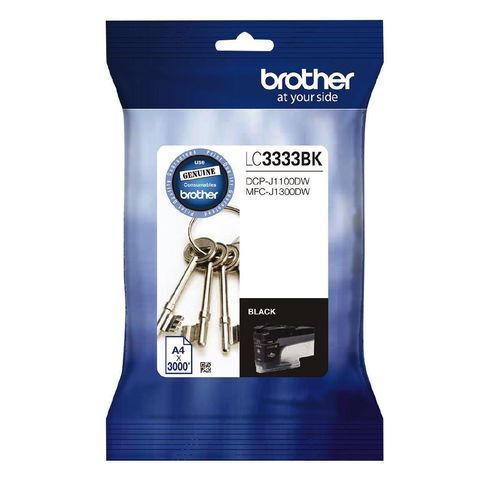 Brother LC3333BK Black Ink — Auckland
