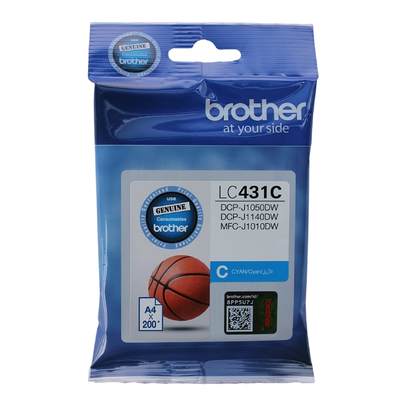 Brother LC431C Cyan Ink Cart — Auckland