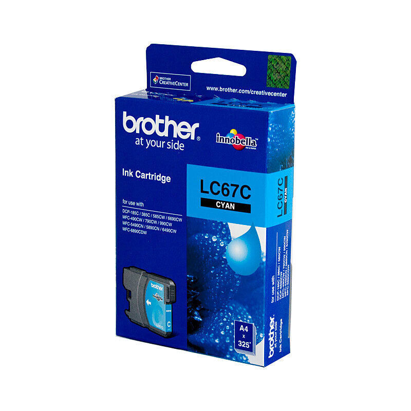 Brother LC67 Cyan Ink Cart — Auckland