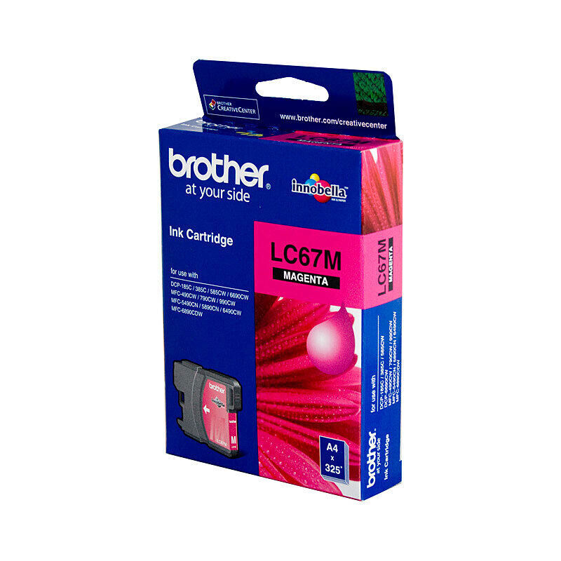 Brother LC67 Magenta Ink Cart — Auckland
