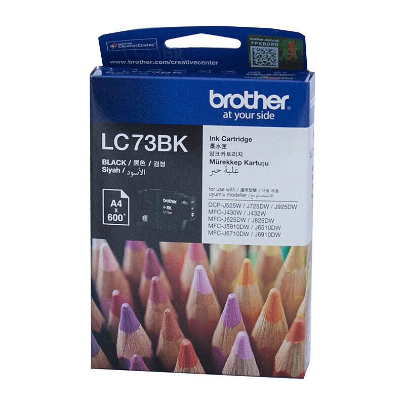 Brother LC73 Black Ink Cart — Auckland