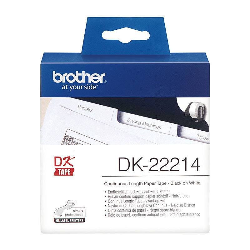 Brother DK22214 White Roll — Auckland