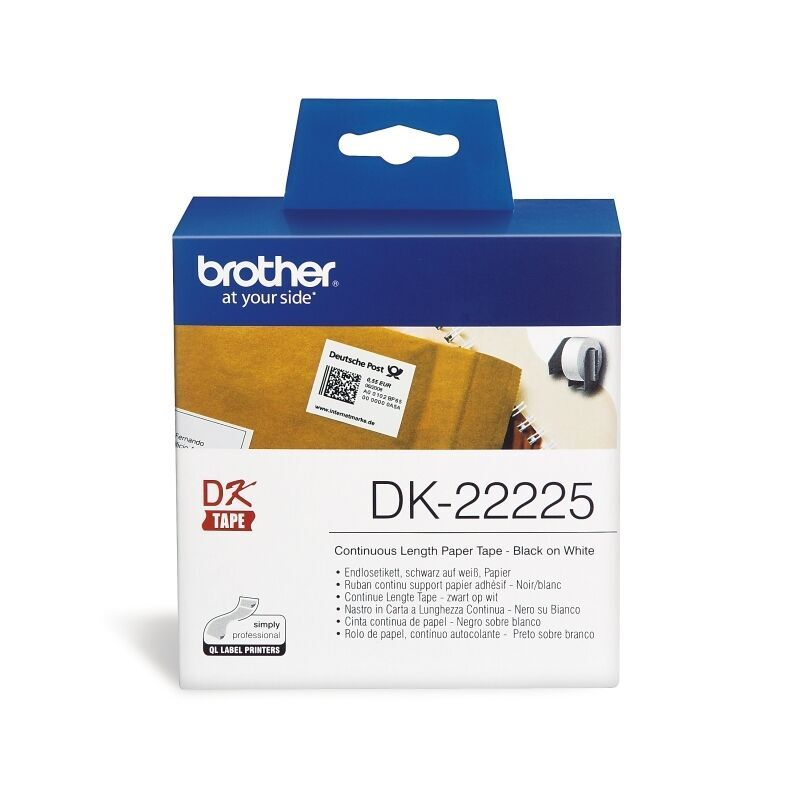 Brother DK22225 Label pap roll — Auckland
